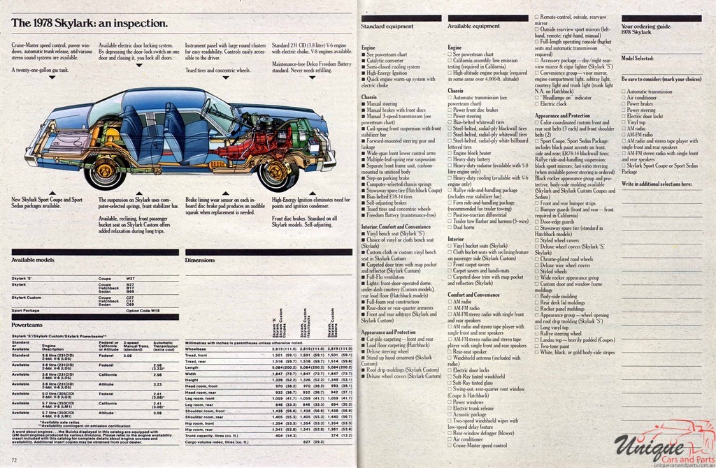 1978 Buick Full-Line All Models Brochure Page 18